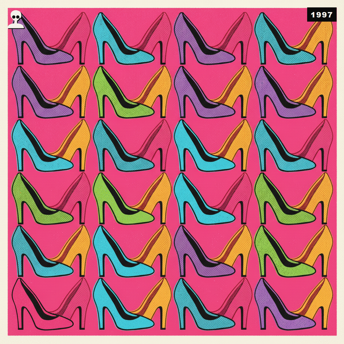 Andy Warhol: Shoes Shoes Shoes - Andy Warhol pop-art illustration