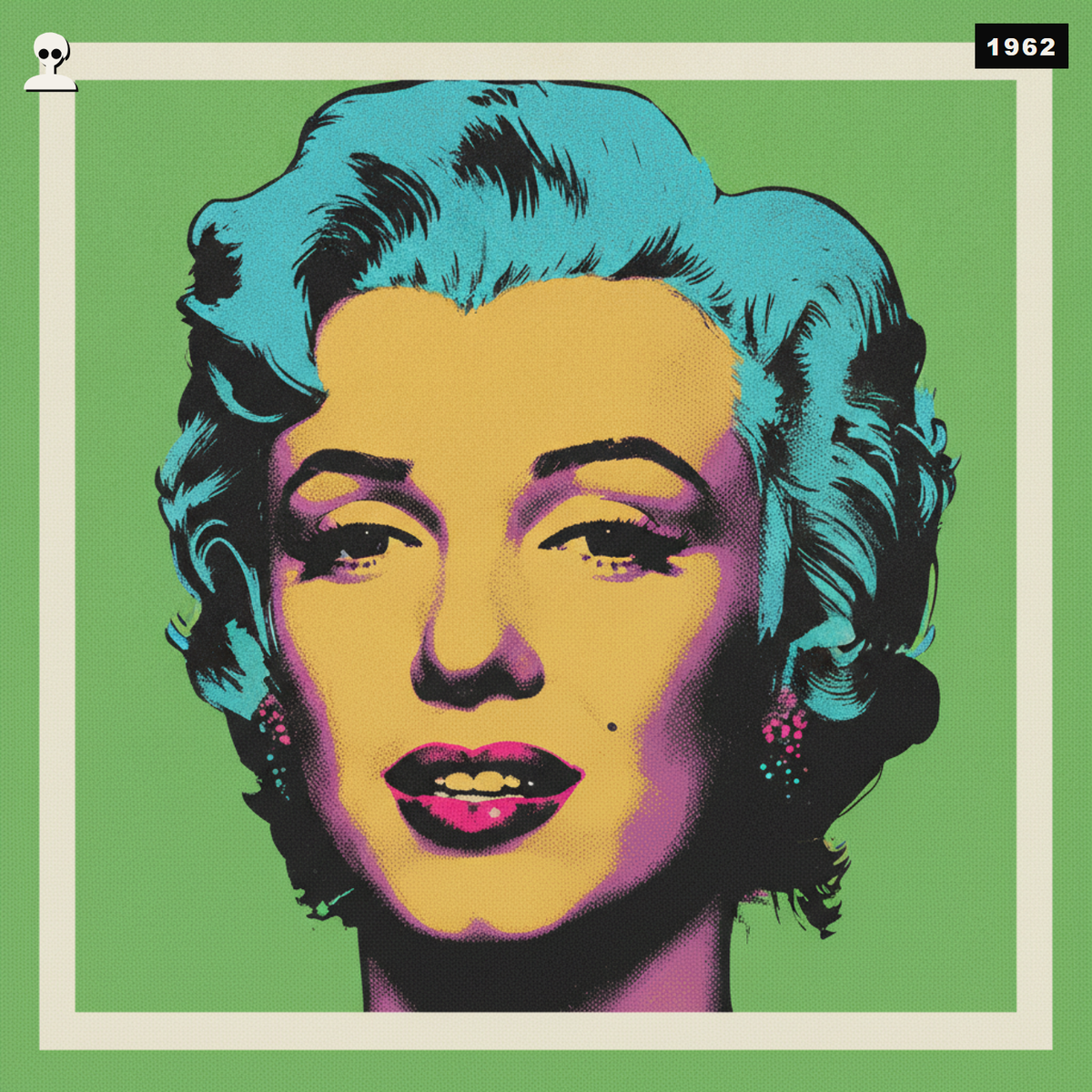 Marilyn Monroe Pop Art Canvas Wall Art (4 Panel Set) - Andy Warhol pop-art illustration