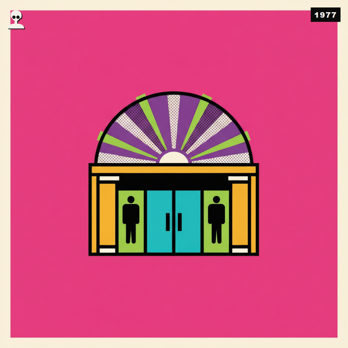 Studio 54 by Ian Schrager (Rizzoli) - Andy Warhol pop-art illustration