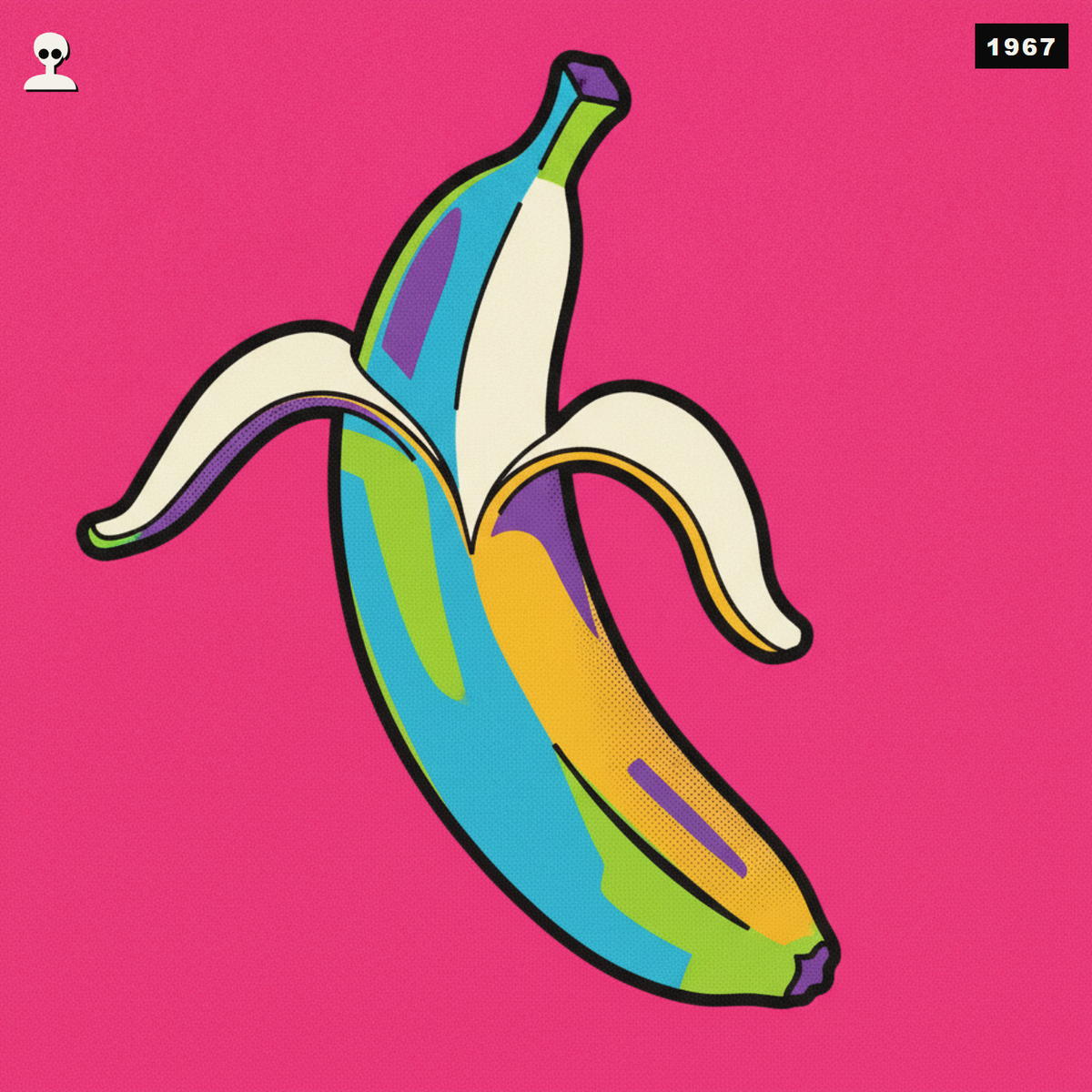 The Velvet Underground & Nico - Andy Warhol pop-art illustration