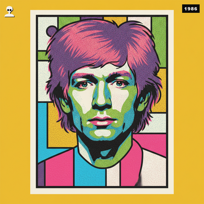 Andy Warhol Self-Portrait Art Print Poster - Andy Warhol pop-art illustration