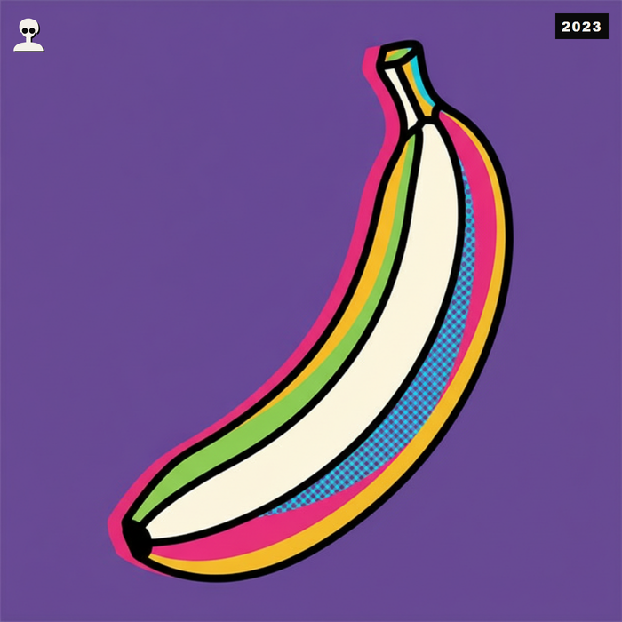 Banana LED Neon Sign Wall Light - Andy Warhol pop-art illustration