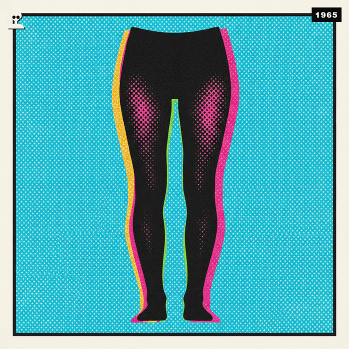 Black Opaque Tights - Andy Warhol pop-art illustration