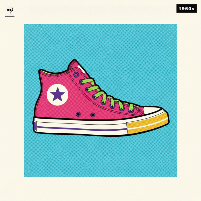 Converse Chuck Taylor All Star Sneaker - Andy Warhol pop-art illustration