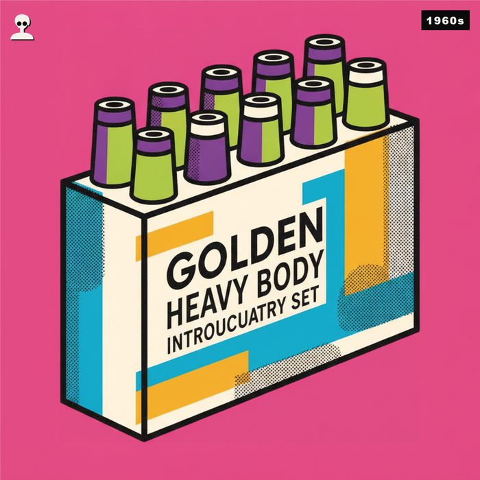 Golden Heavy Body Acrylic Introductory Set - Andy Warhol pop-art illustration