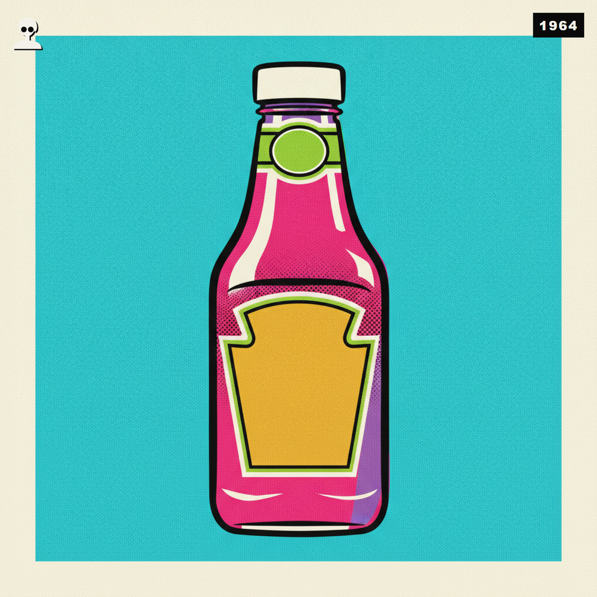 Heinz Tomato Ketchup - Andy Warhol pop-art illustration