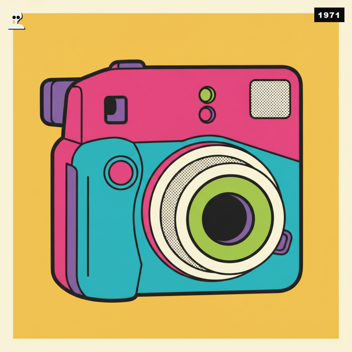Instant Camera - Andy Warhol pop-art illustration