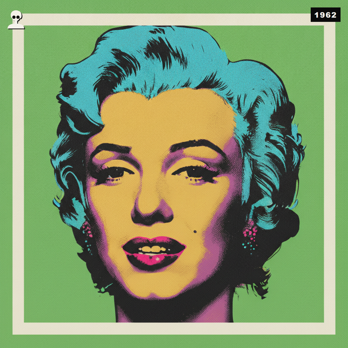 Marilyn Monroe Pop Art Canvas Wall Art (4 Panel Set) - Andy Warhol pop-art illustration