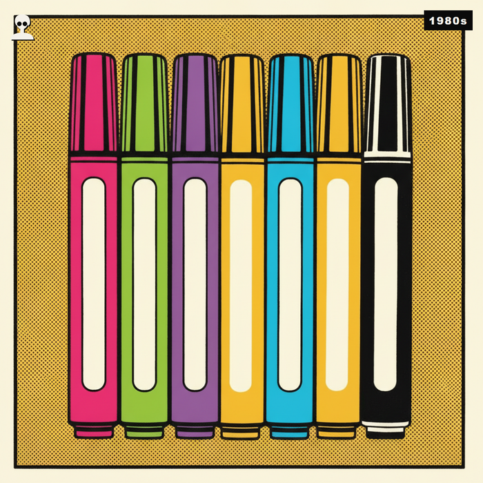 POSCA PC-5M Paint Marker Set - Andy Warhol pop-art illustration