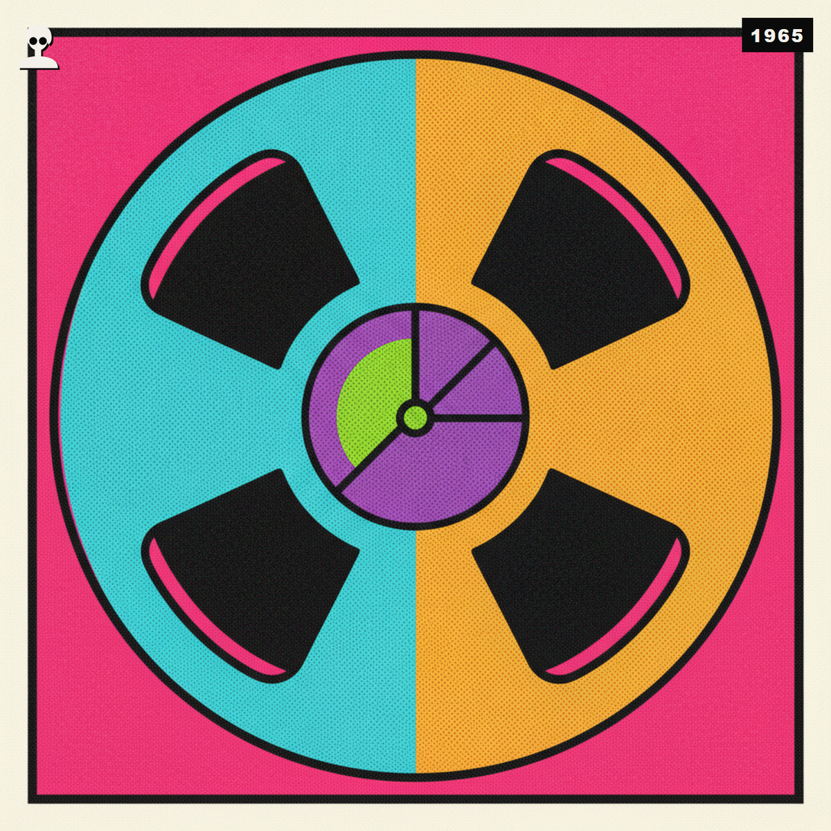 RecordingTheMasters LPR35 Reel to Reel Tape - Andy Warhol pop-art illustration