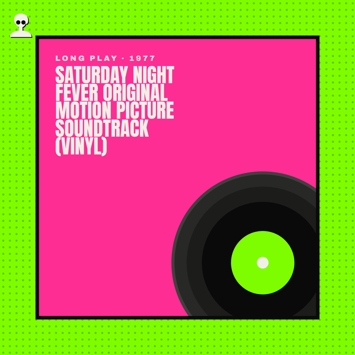 Saturday Night Fever Original Motion Picture Soundtrack (Vinyl) - Andy Warhol pop-art illustration