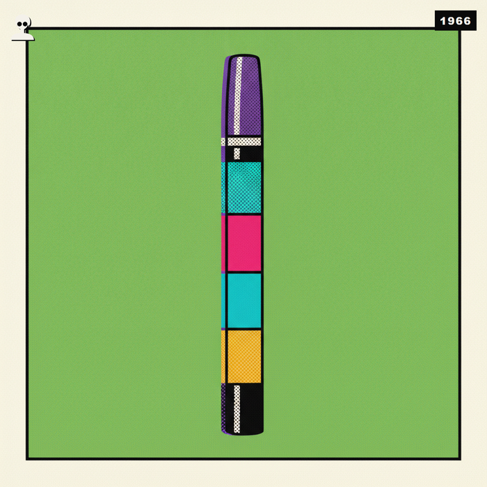Slim Cigarette Holder - Andy Warhol pop-art illustration